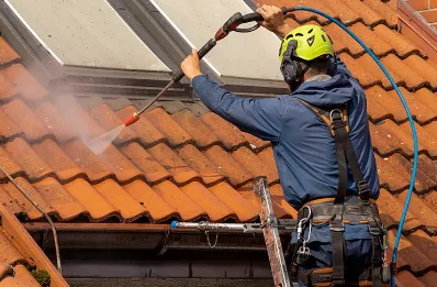 Démoussage et hydrofuge de toiture à Montricoux